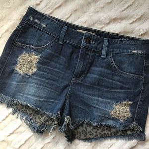 Animal Print GUESS Shorts